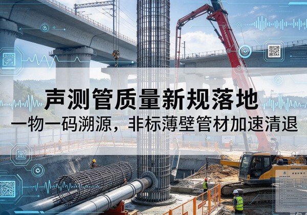 托里声测管质量新规落地，一物一码溯源，非标薄壁管材加速清退